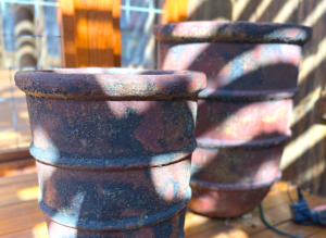 Purple Blue Pots